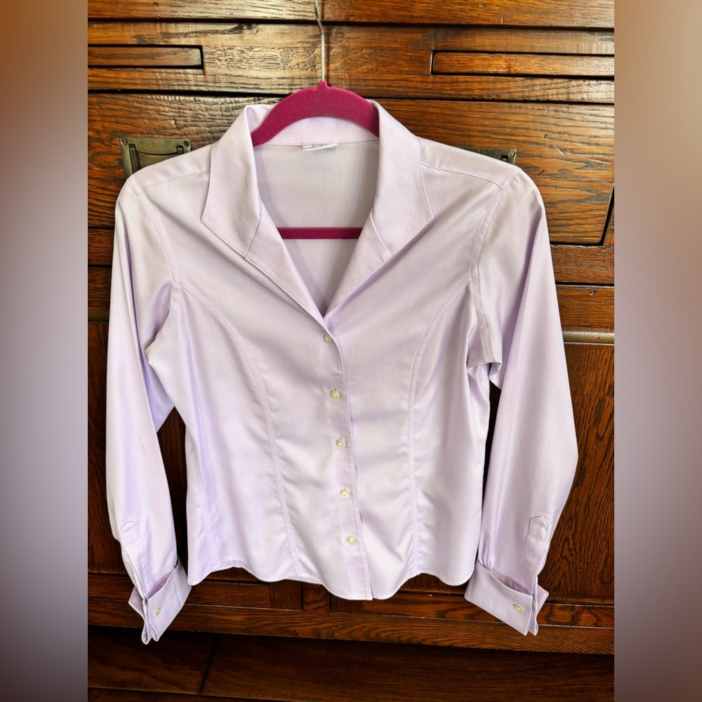 Brooks Brothers Semi-Fitted Italian Fabric Blouse